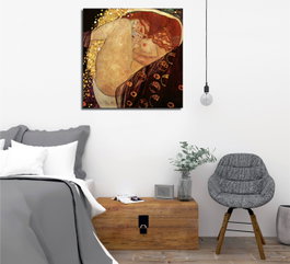 Wallity Cuadro de Gustav Klimt KC420 de 45 x 45 cm